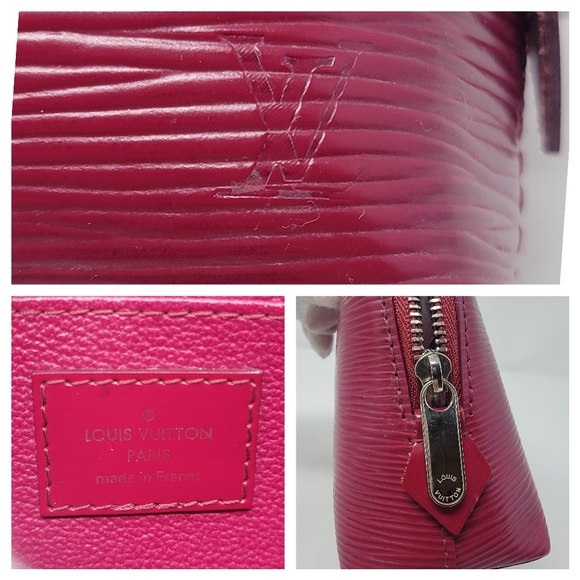 LOUIS VUITTON Epi Leather Cosmetic Pouch PM - Picture 8 of 10
